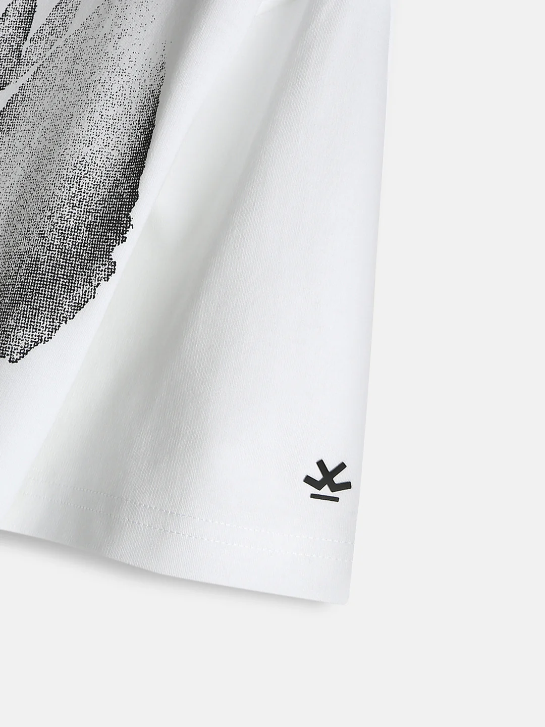 Heavy GSM Watercolour Floral Printed T-Shirt | White - Image 4