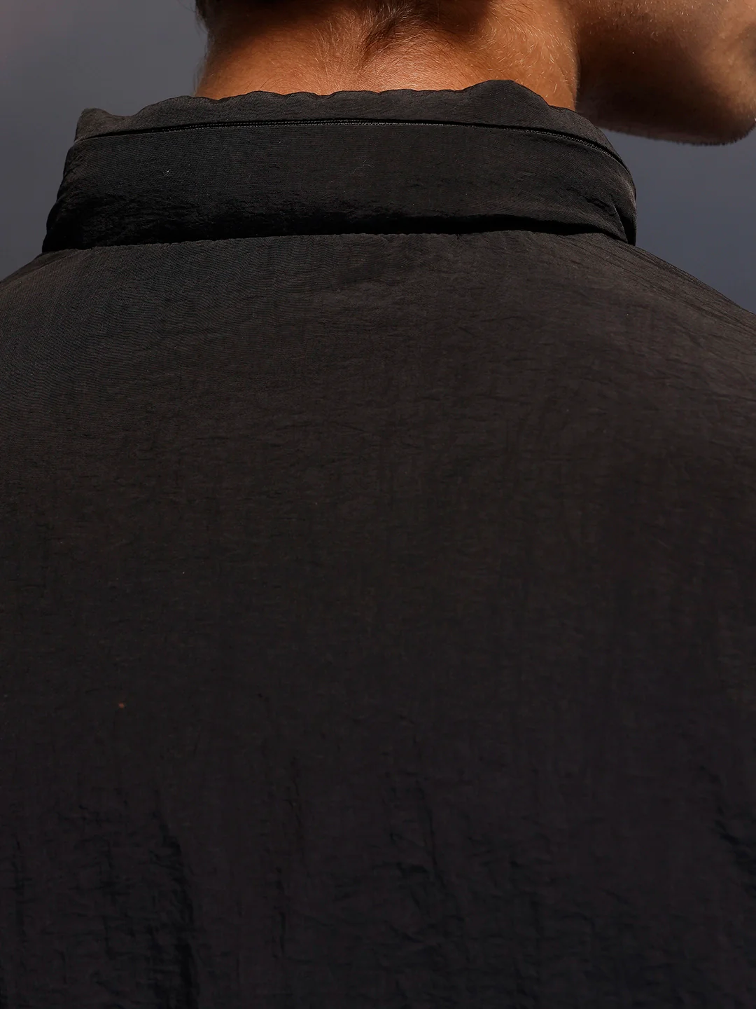 HighNeck Utility Jacket  |  Black - Image 5