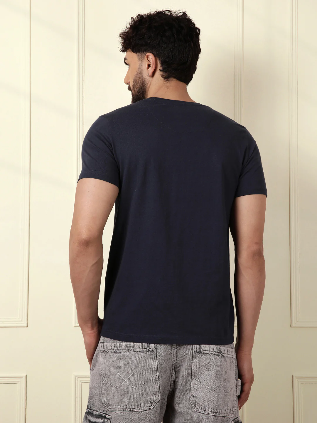 ISRO Print Casual T-Shirt - Image 3