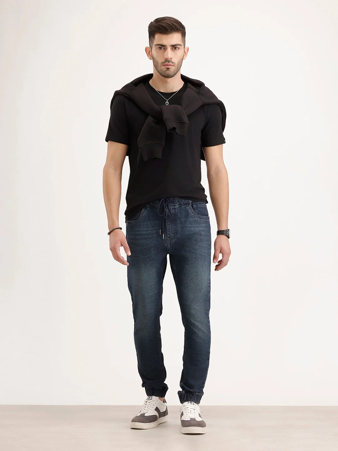 Jogger Fit Denim Jeans | Blue - Image 2