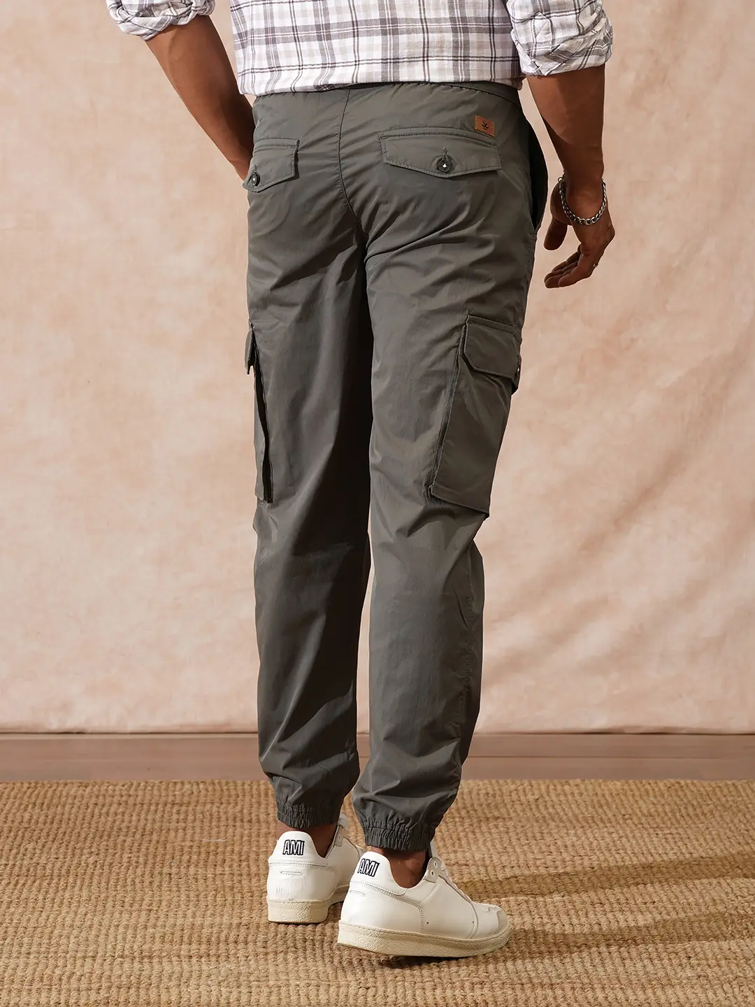 Korean Loose Fit Jogger | Grey - Image 3