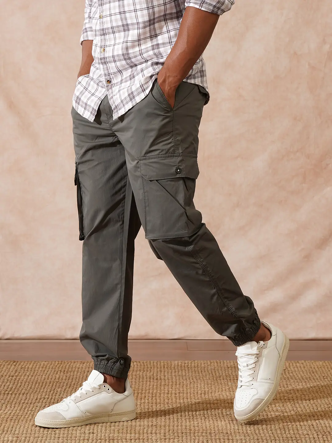 Korean Loose Fit Jogger | Grey - Image 4