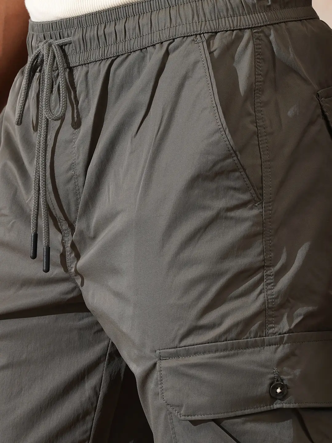 Korean Loose Fit Jogger | Grey - Image 5