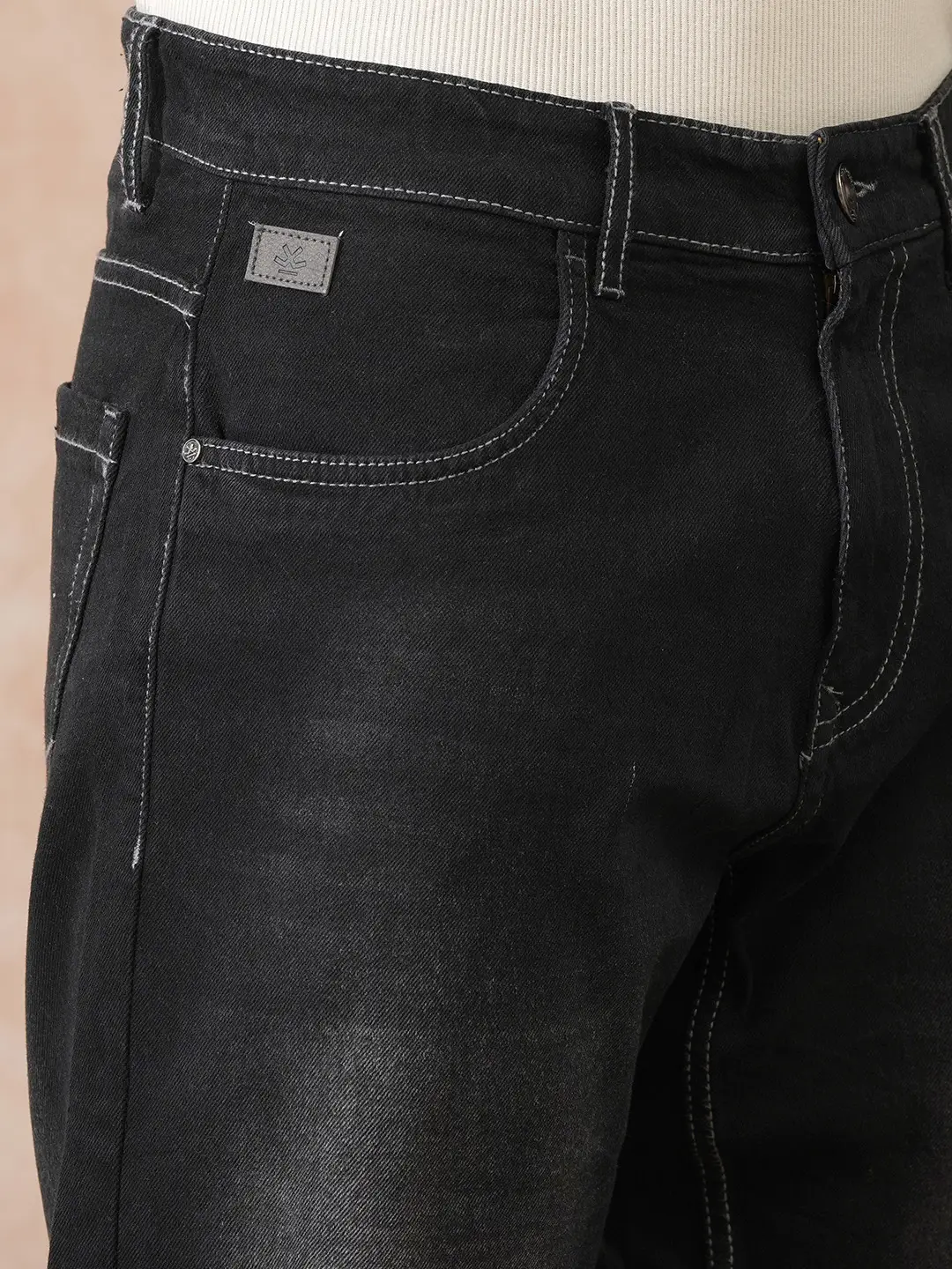 Light Fade Anti Fit Jeans | Black - Image 5