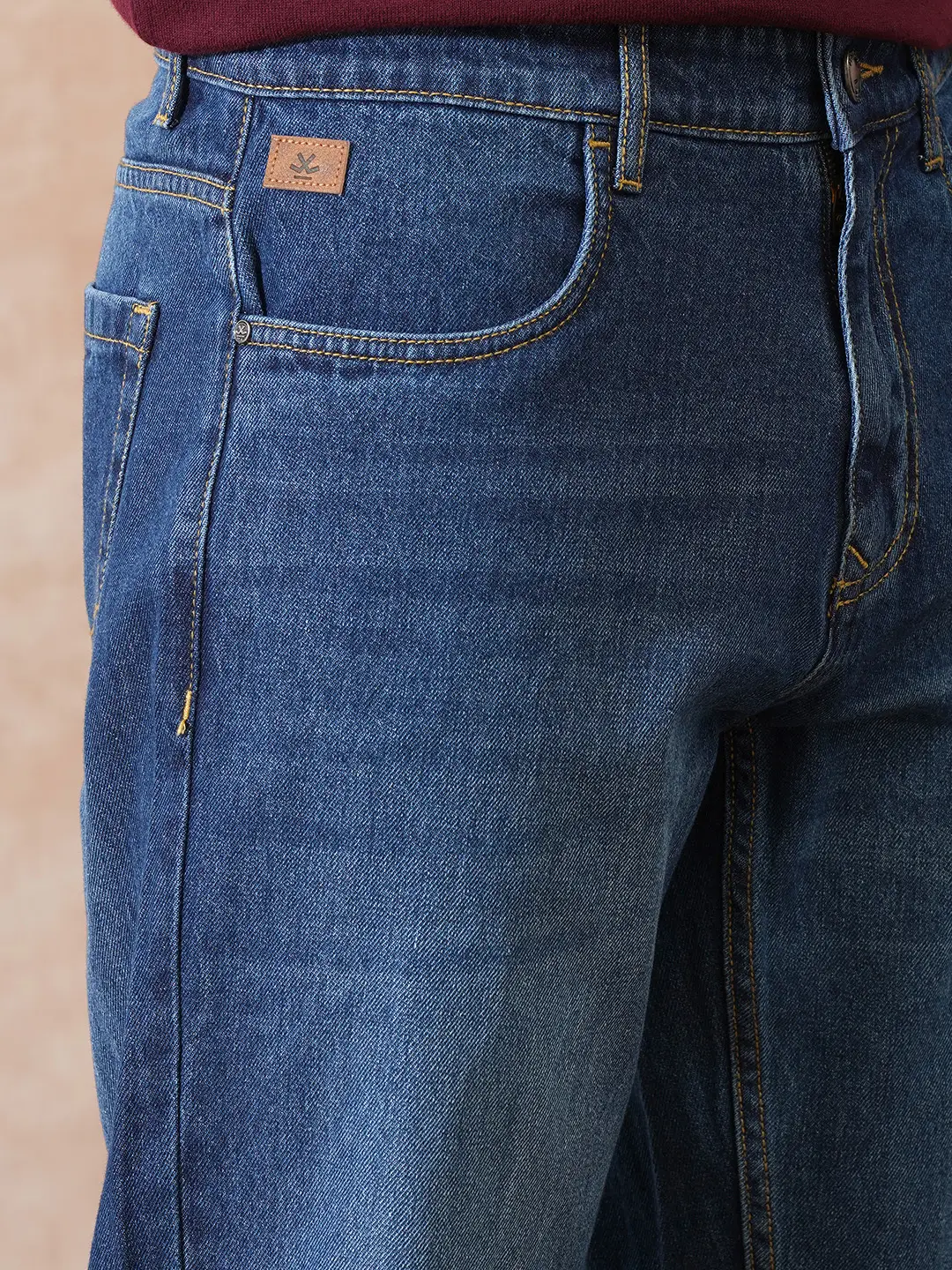 Light Fade Anti Fit Jeans | Blue - Image 5