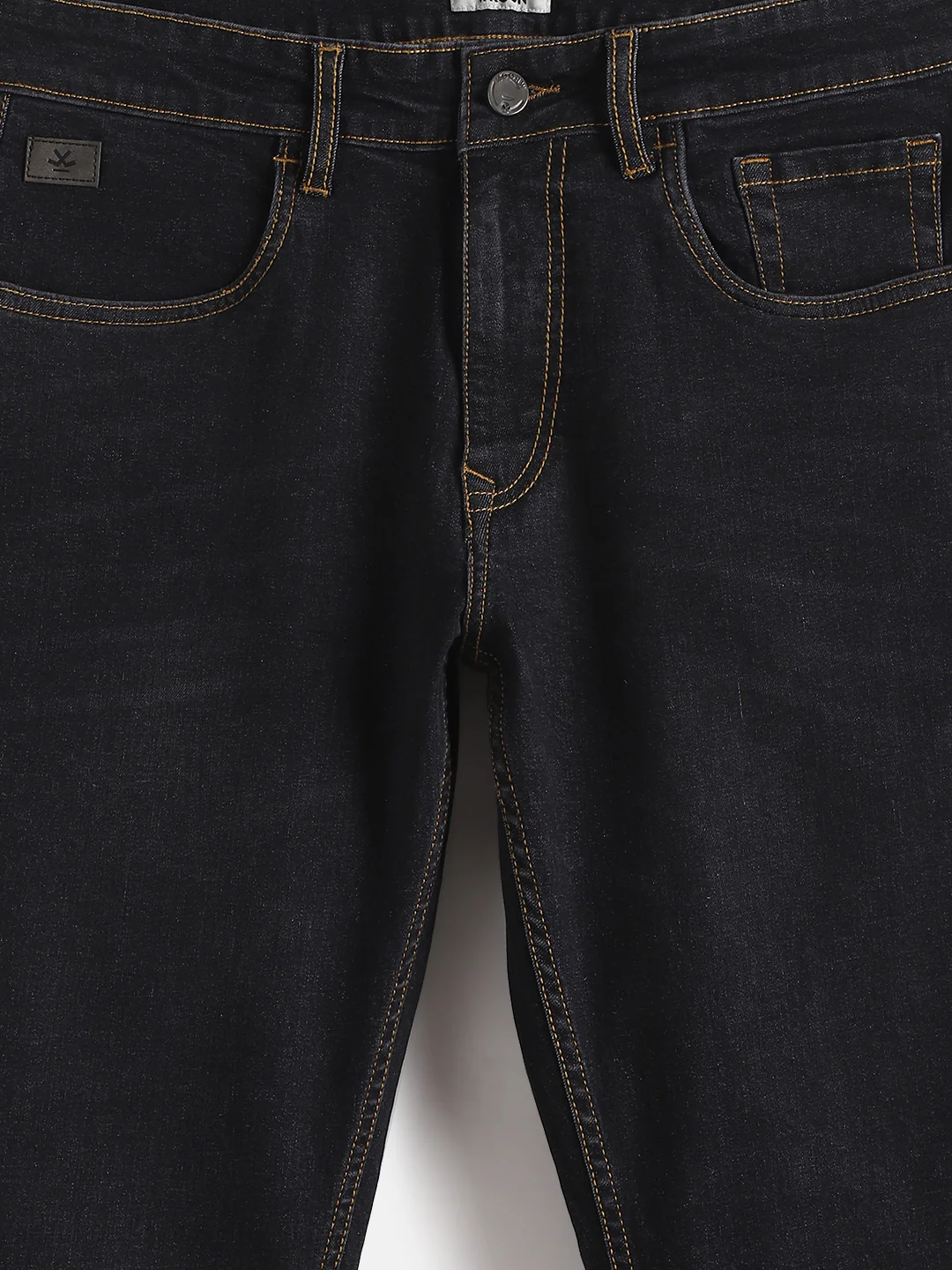 Light Fade Skinny Crop Jeans | Dark Grey - Image 2