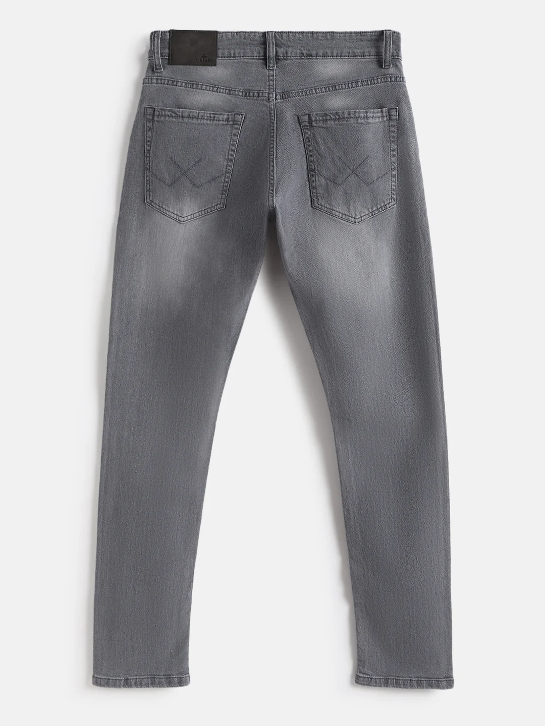 Light Fade Slim Tapered Jeans | Grey - Image 3