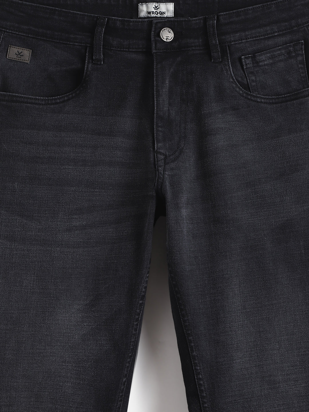 Light Fade Straight Fit Jeans | Grey - Image 2