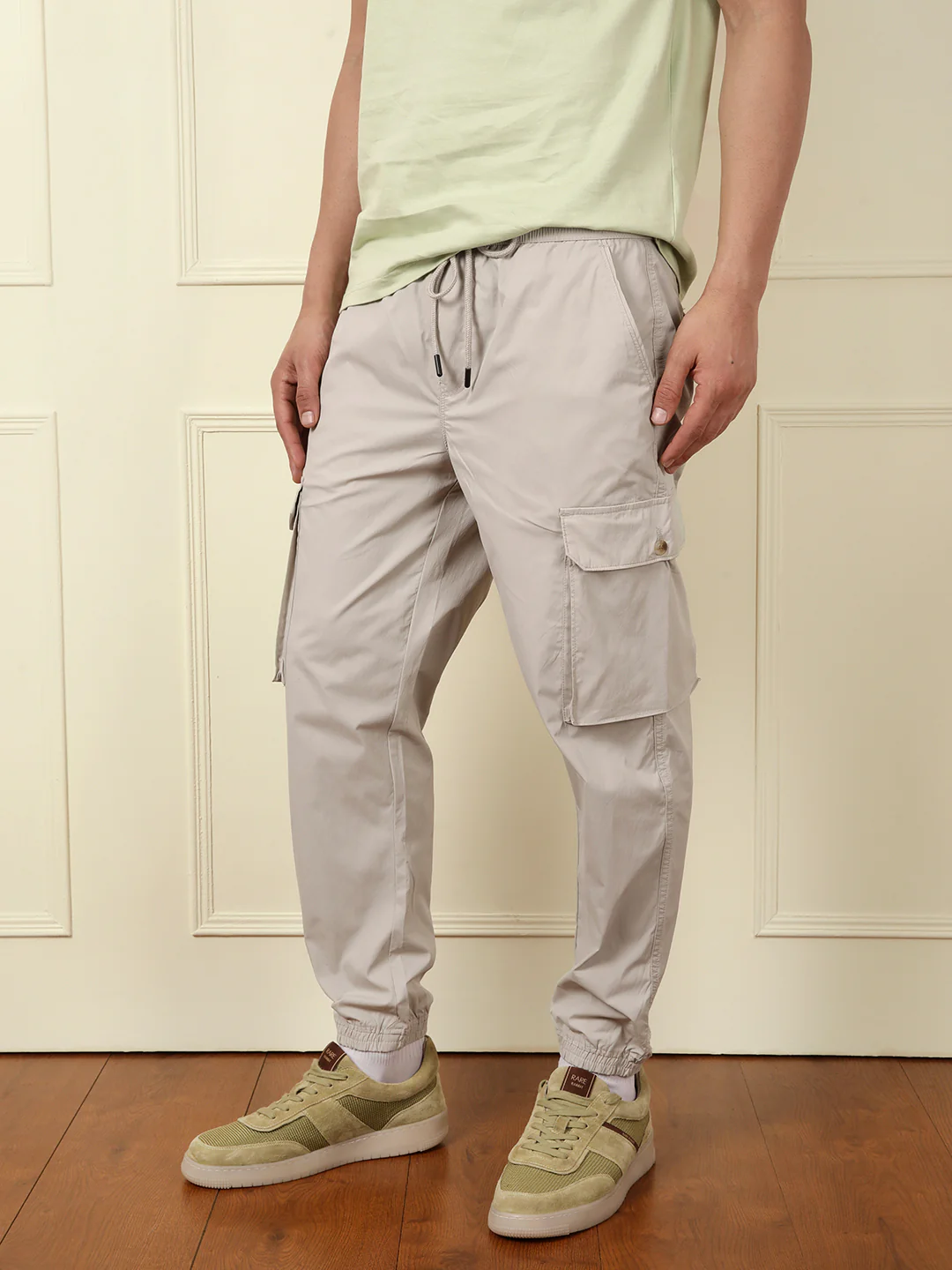 Loose Fit Cargo Jogger | Khaki - Image 3