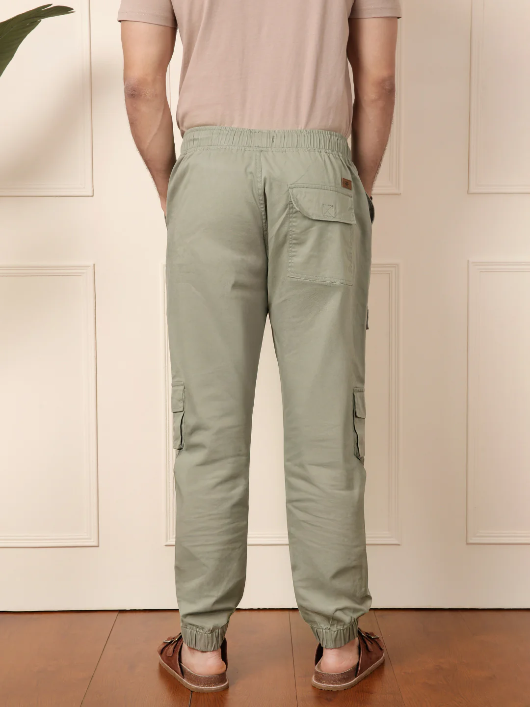 Light Olive Parachute Pant - Image 3