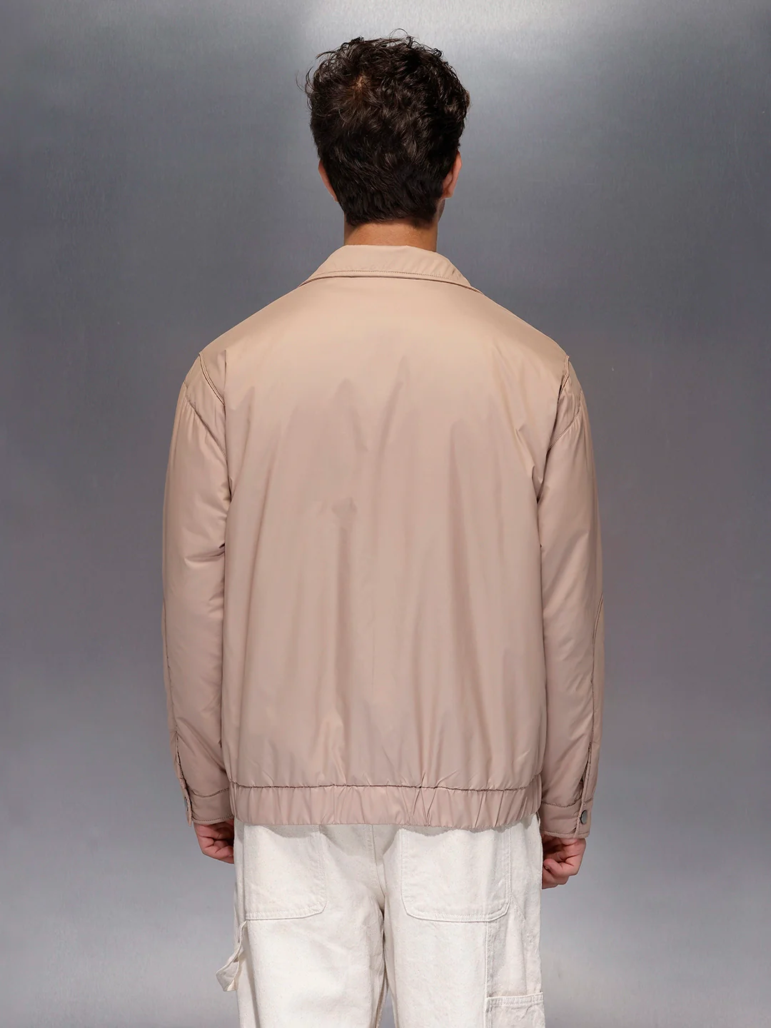 Lightweight Quilted Casual Jacket | Brown - Image 3