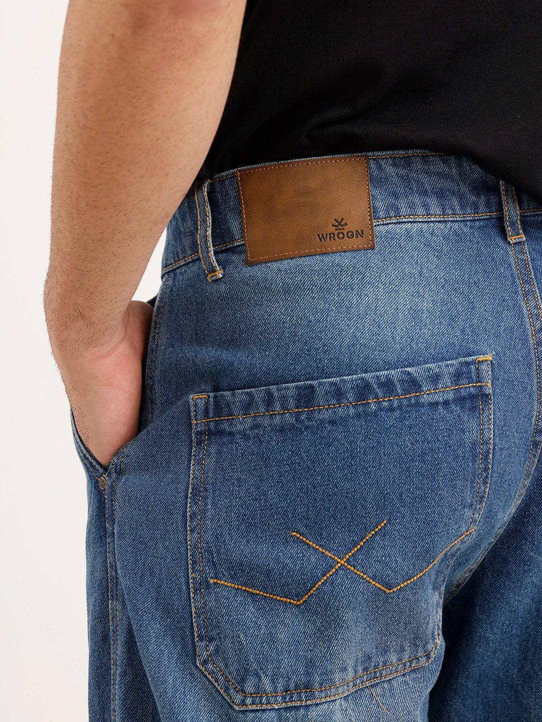 Loose FiT Cargo Denim Jeans | Blue - Image 5