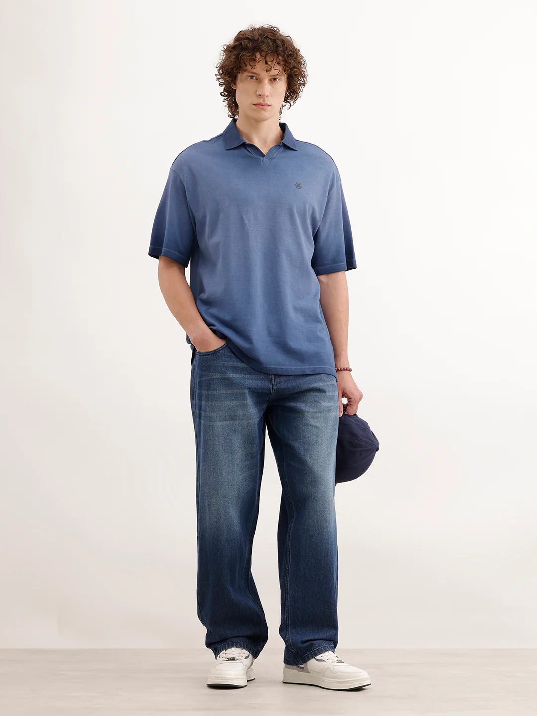 Loose Fit Denim Jeans  | Blue - Image 2