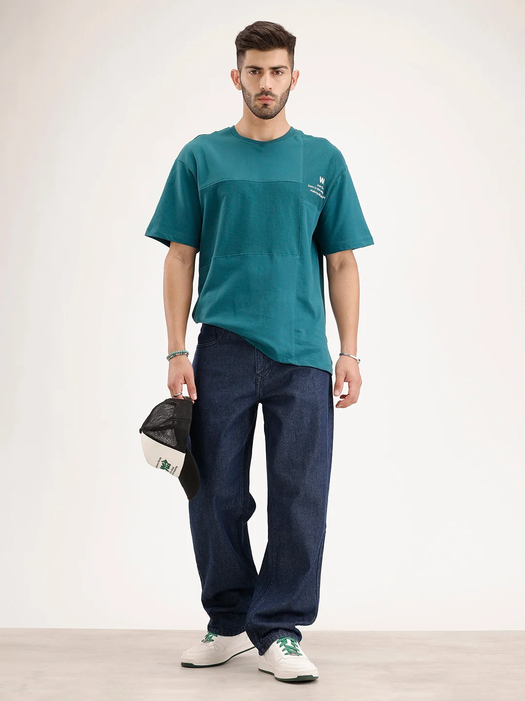 Loose Fit Denim Jeans | Dark Blue - Image 2