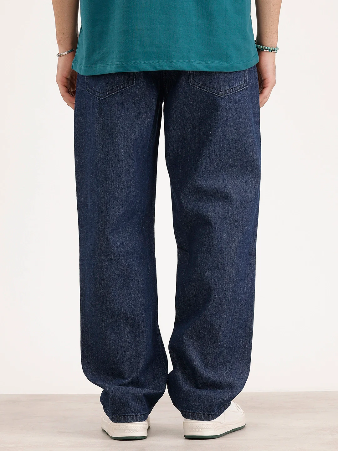 Loose Fit Denim Jeans | Dark Blue - Image 3
