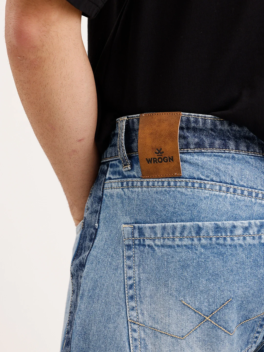 Loose Fit Denim Jeans | Light Blue - Image 6