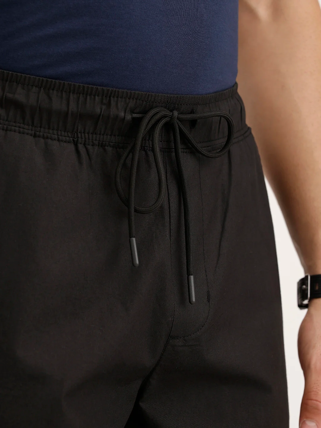 Loose Fit Parachute Trouser | Black - Image 4