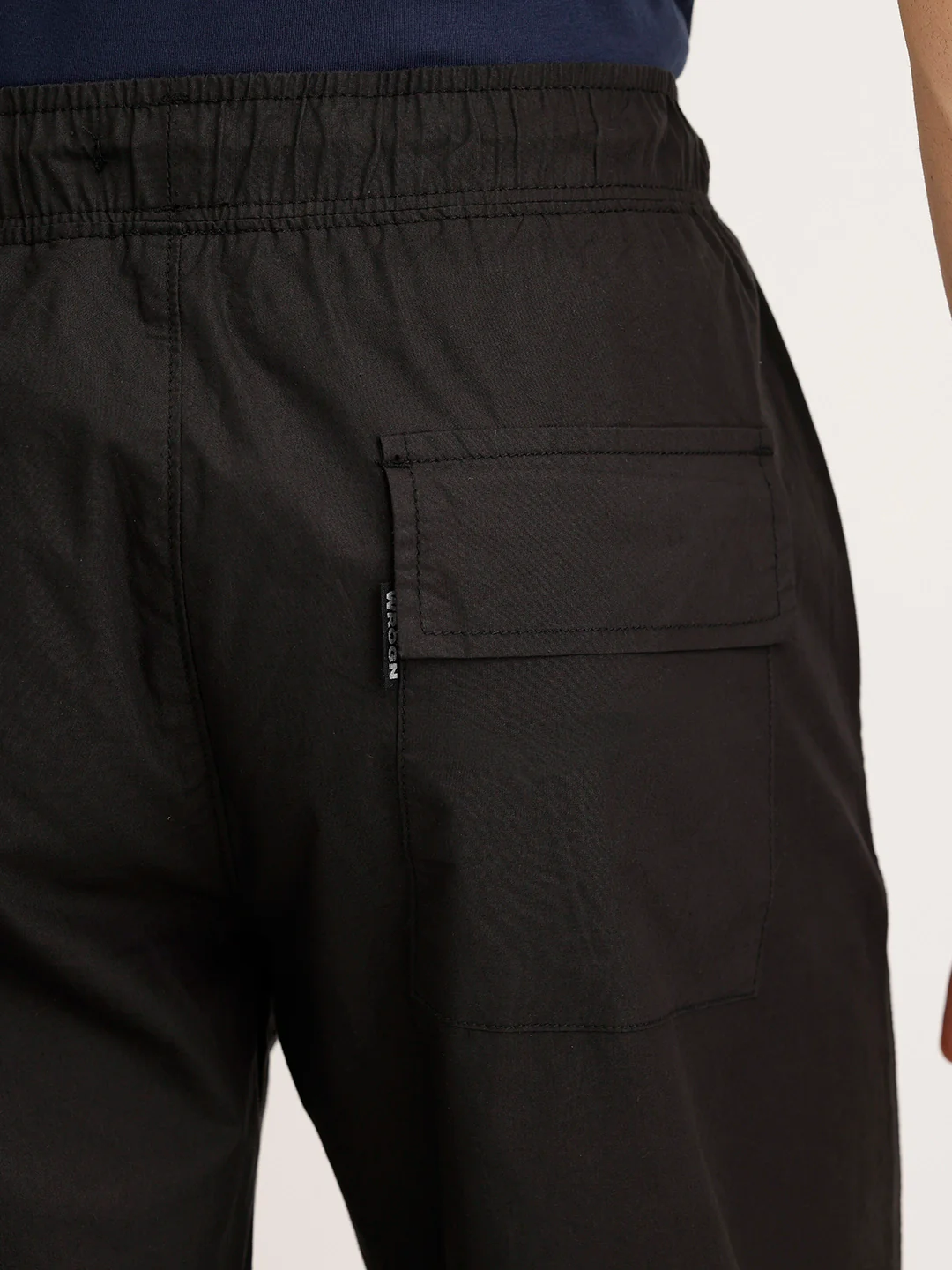 Loose Fit Parachute Trouser | Black - Image 5