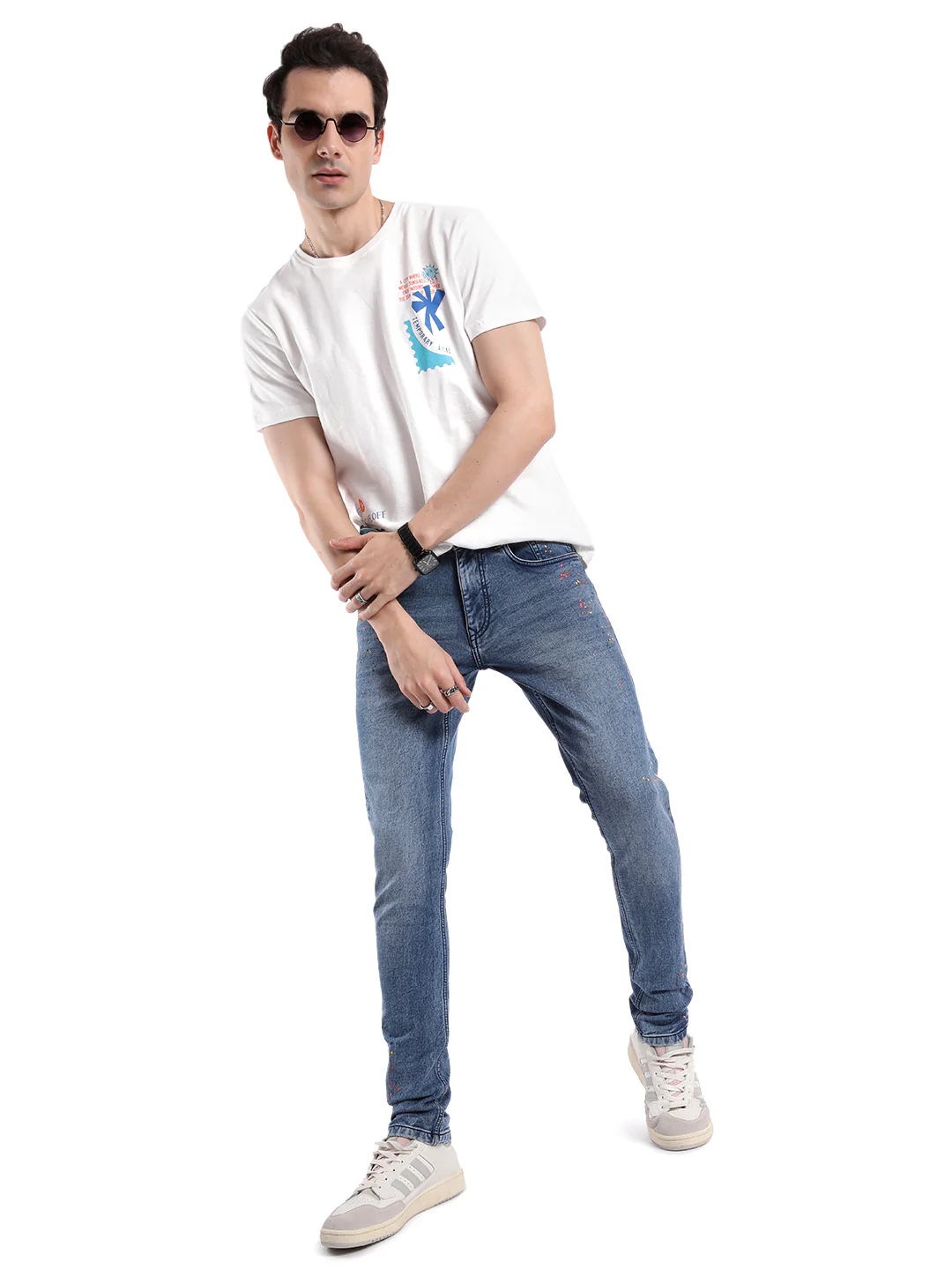 Medstone Paint Splatter Jeans - Image 2