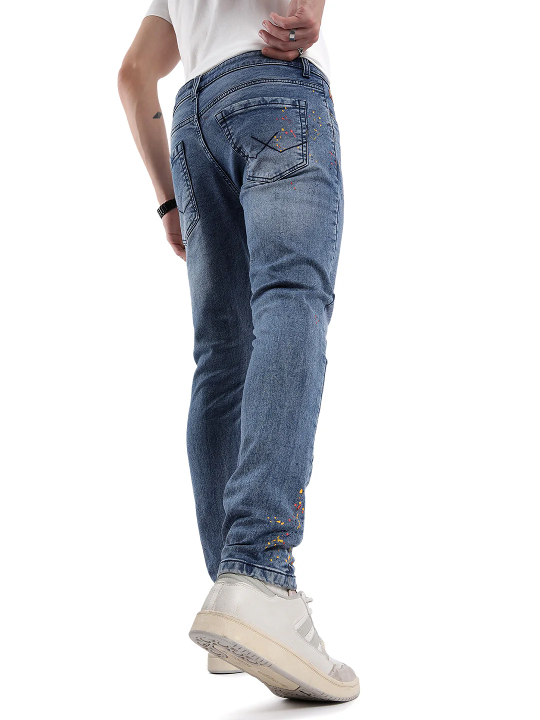 Medstone Paint Splatter Jeans - Image 3