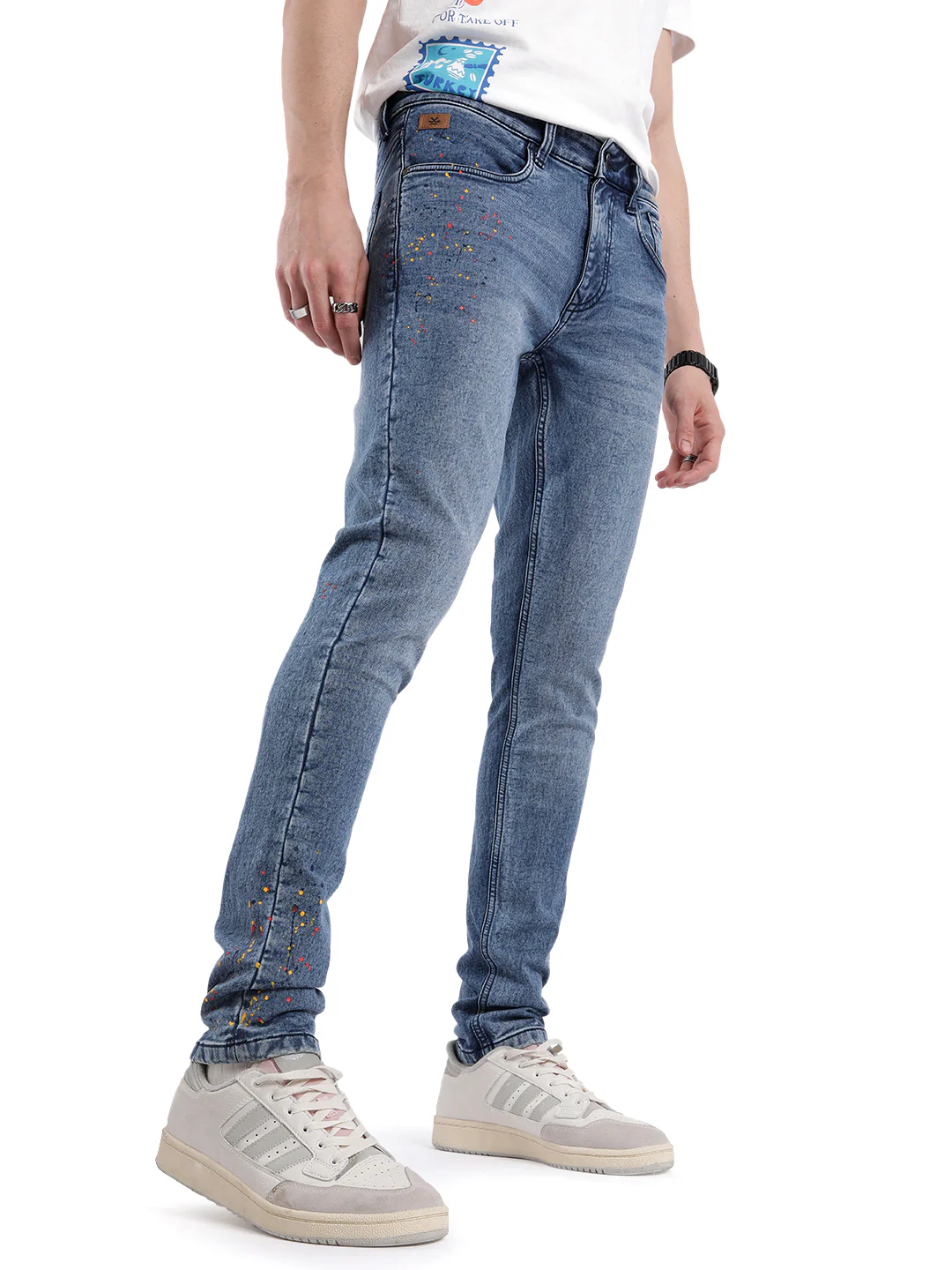 Medstone Paint Splatter Jeans - Image 4