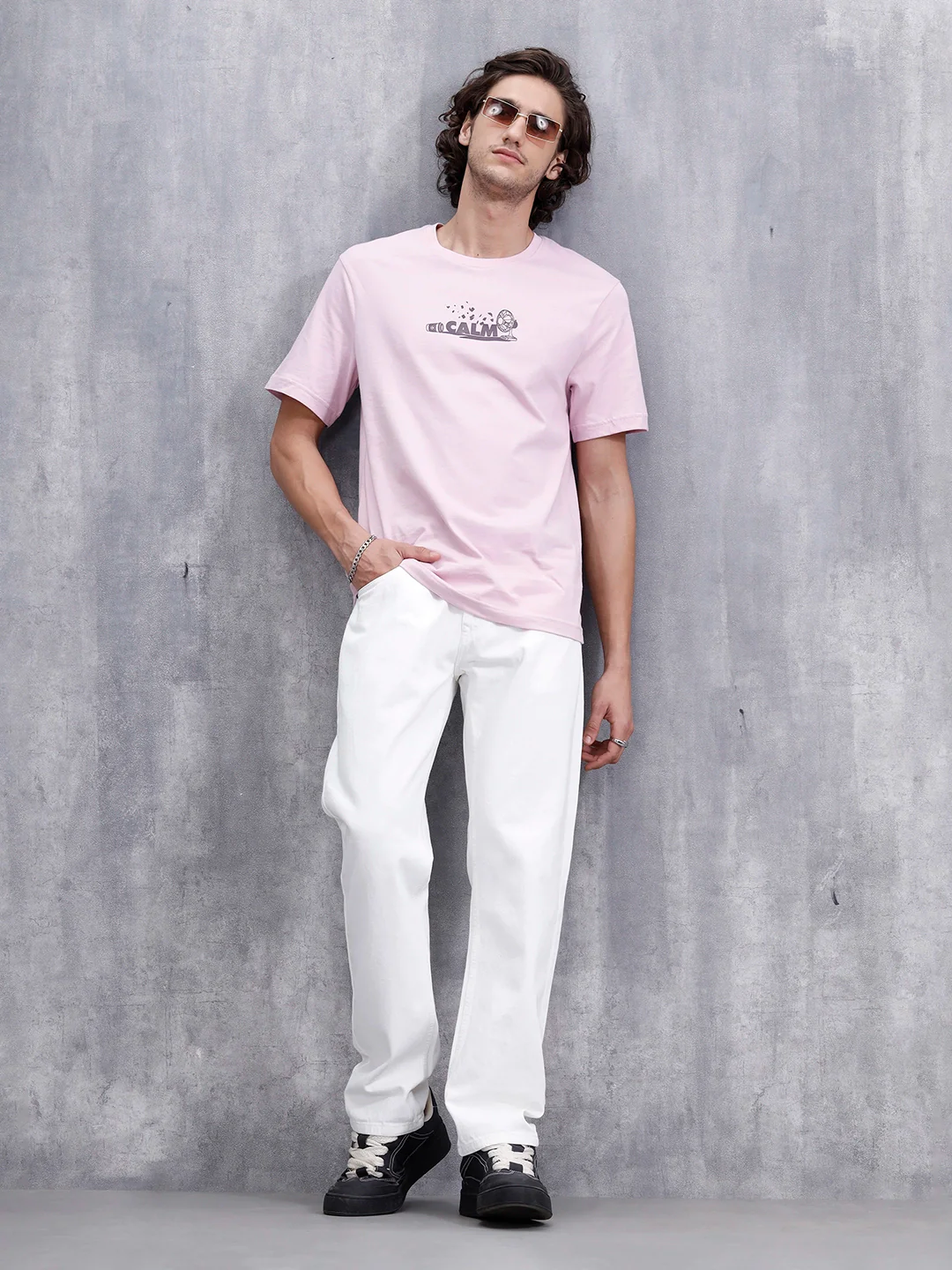 Men Casual Anti Fit Jeans | White - Image 2