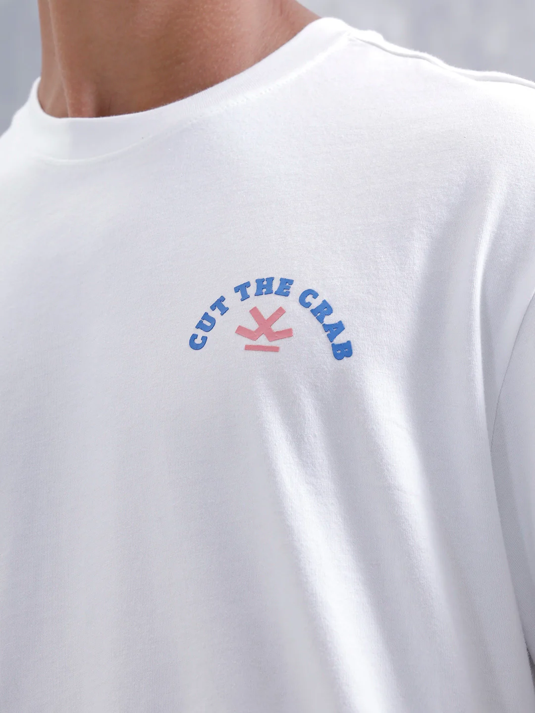 Men’s Casual Oversized Fit Graphic T-Shirt | White - Image 5