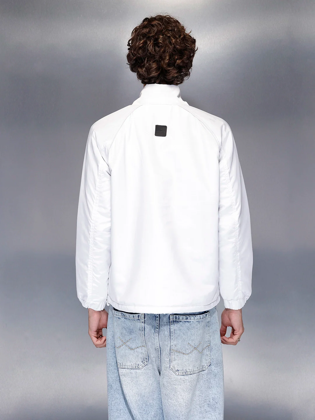 Men’s lightweight white bomber jacket | Off White - Image 2