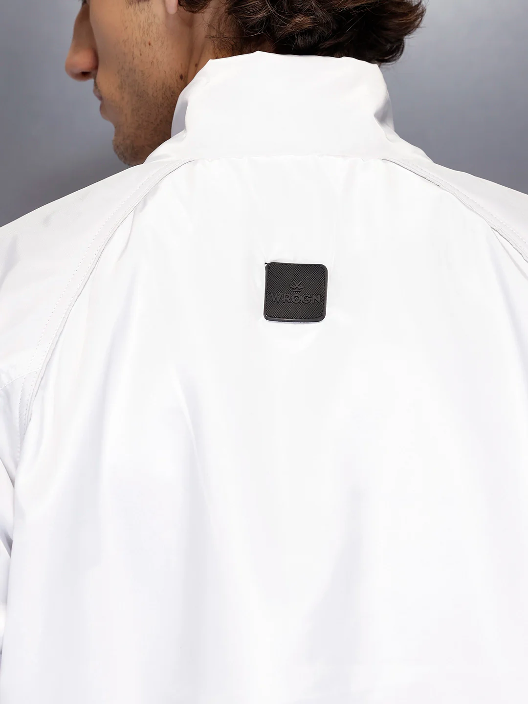 Men’s lightweight white bomber jacket | Off White - Image 4