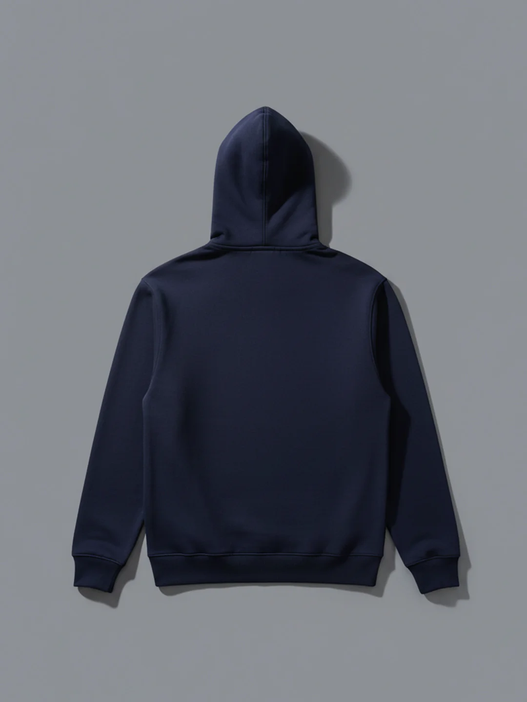 Men’s Solid Zip-Up Hoodie Sweatshirt | Blue - Image 6