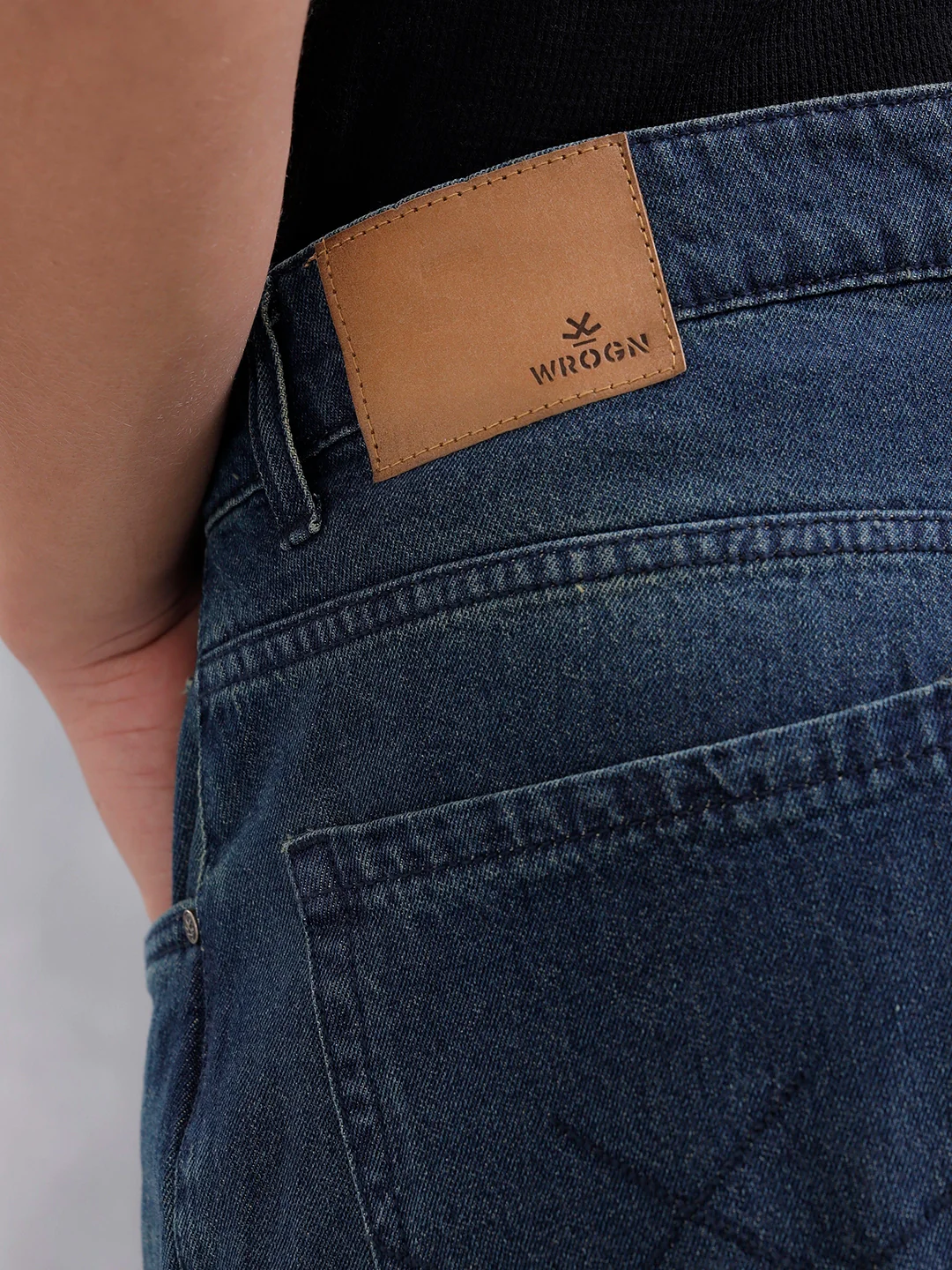 Men's Casual Anti Fit Jeans | Dark Stone - Image 5