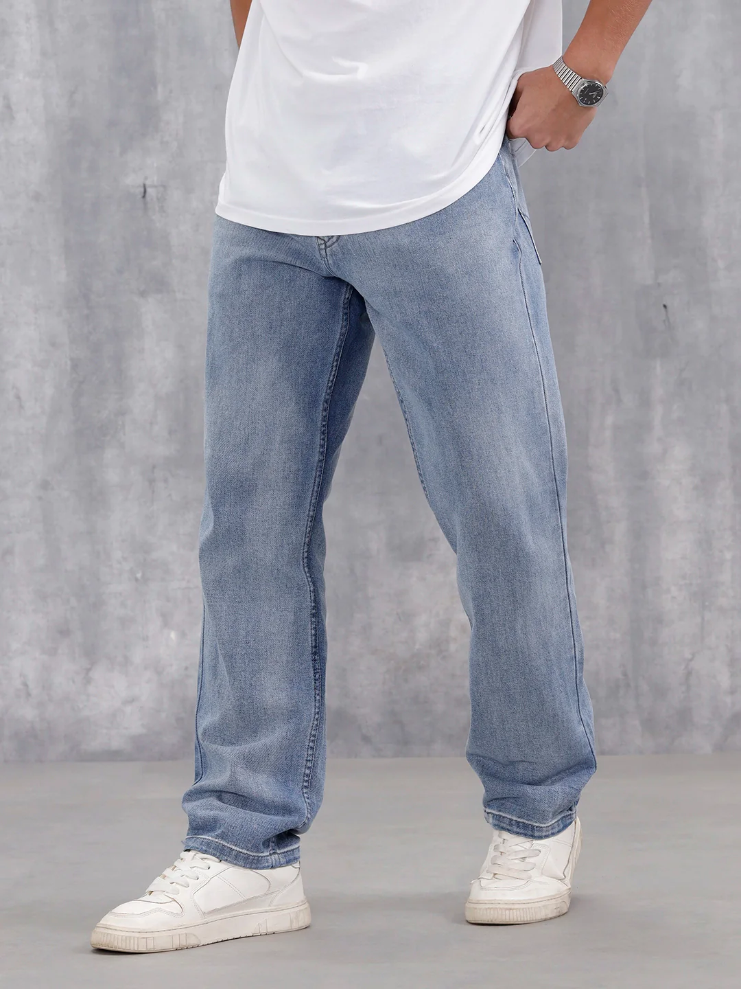 Men's Casual Anti Fit Jeans | Super Stone - Image 4