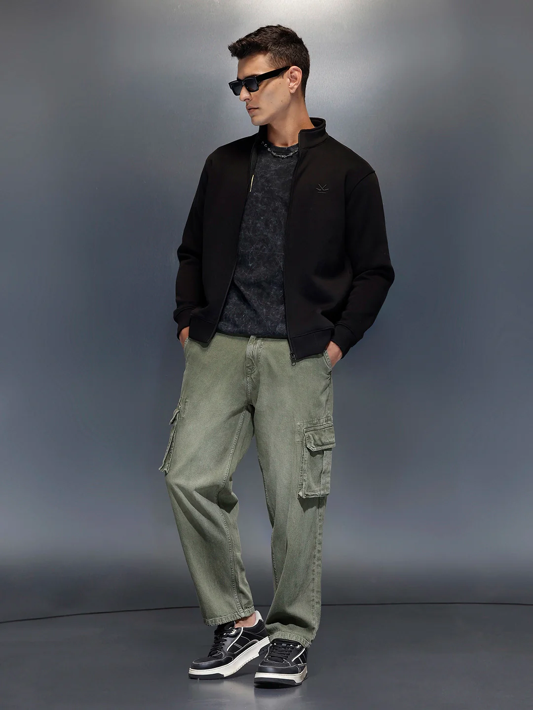 Men's casual comfort fit jacket | Black - Image 2