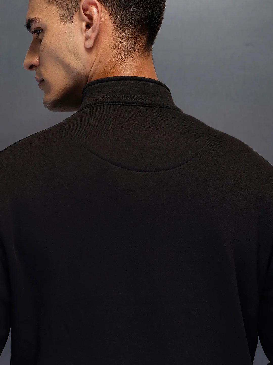 Men's casual comfort fit jacket | Black - Image 5