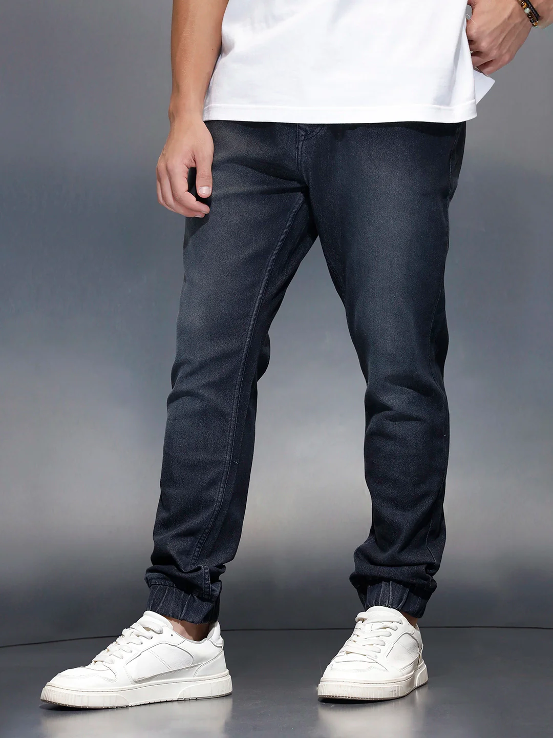 Men's Casual Denim Jogger  | Blue - Image 4