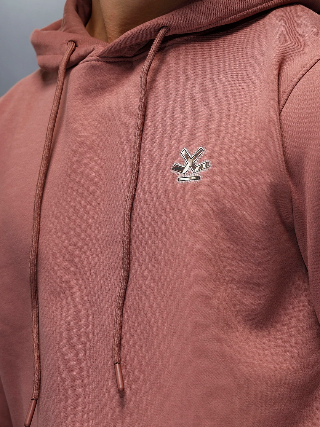 Men's casual hooded sweatshirt | Brown - Image 5