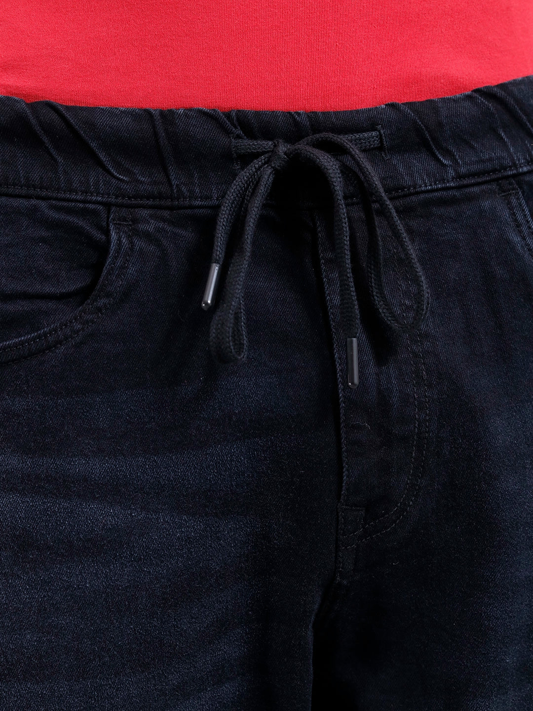 Men's Casual Jogger Fit Jeans  | Dark Grey - Image 5