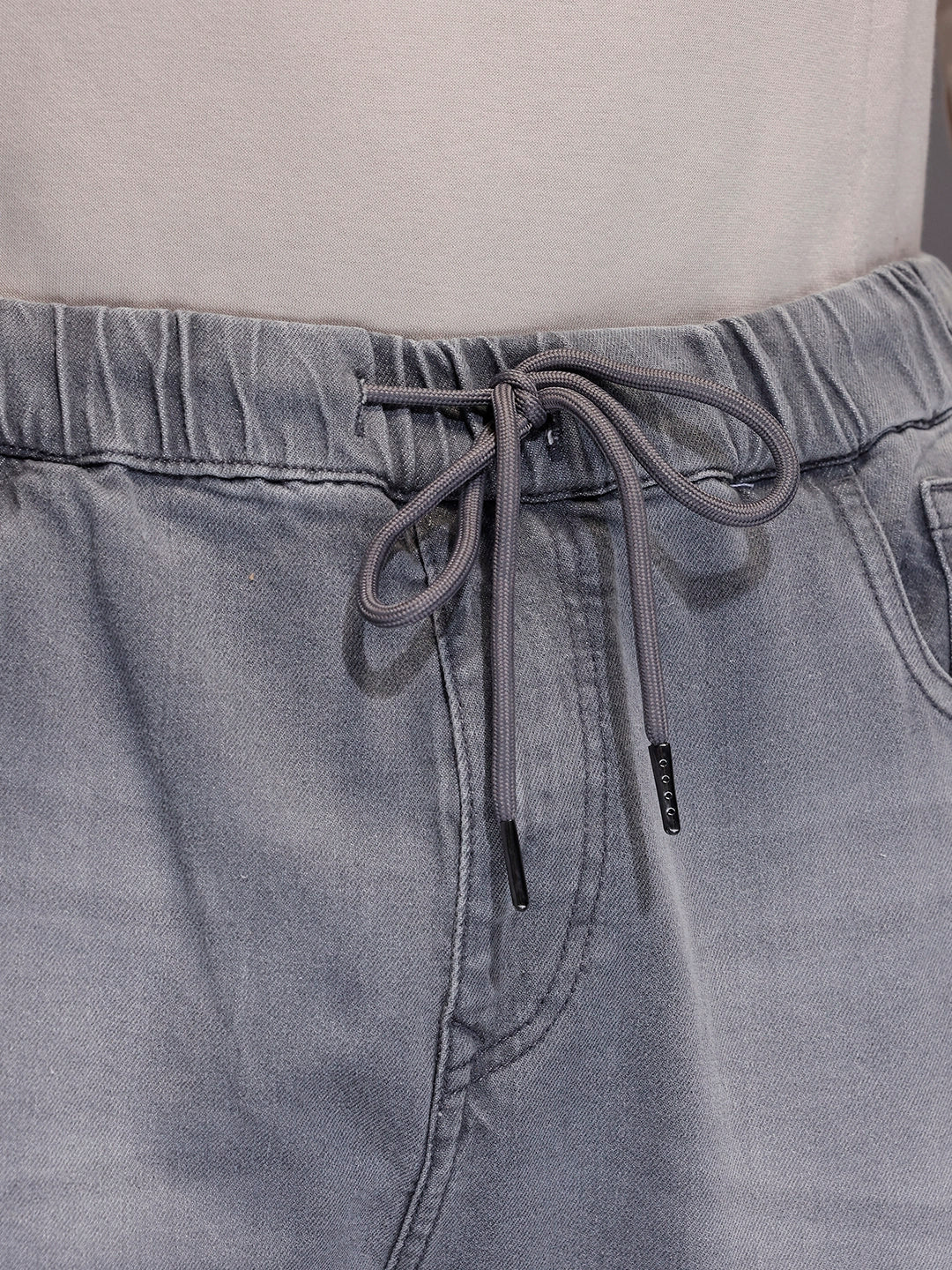 Men's casual jogger fit jeans | Grey - Image 3