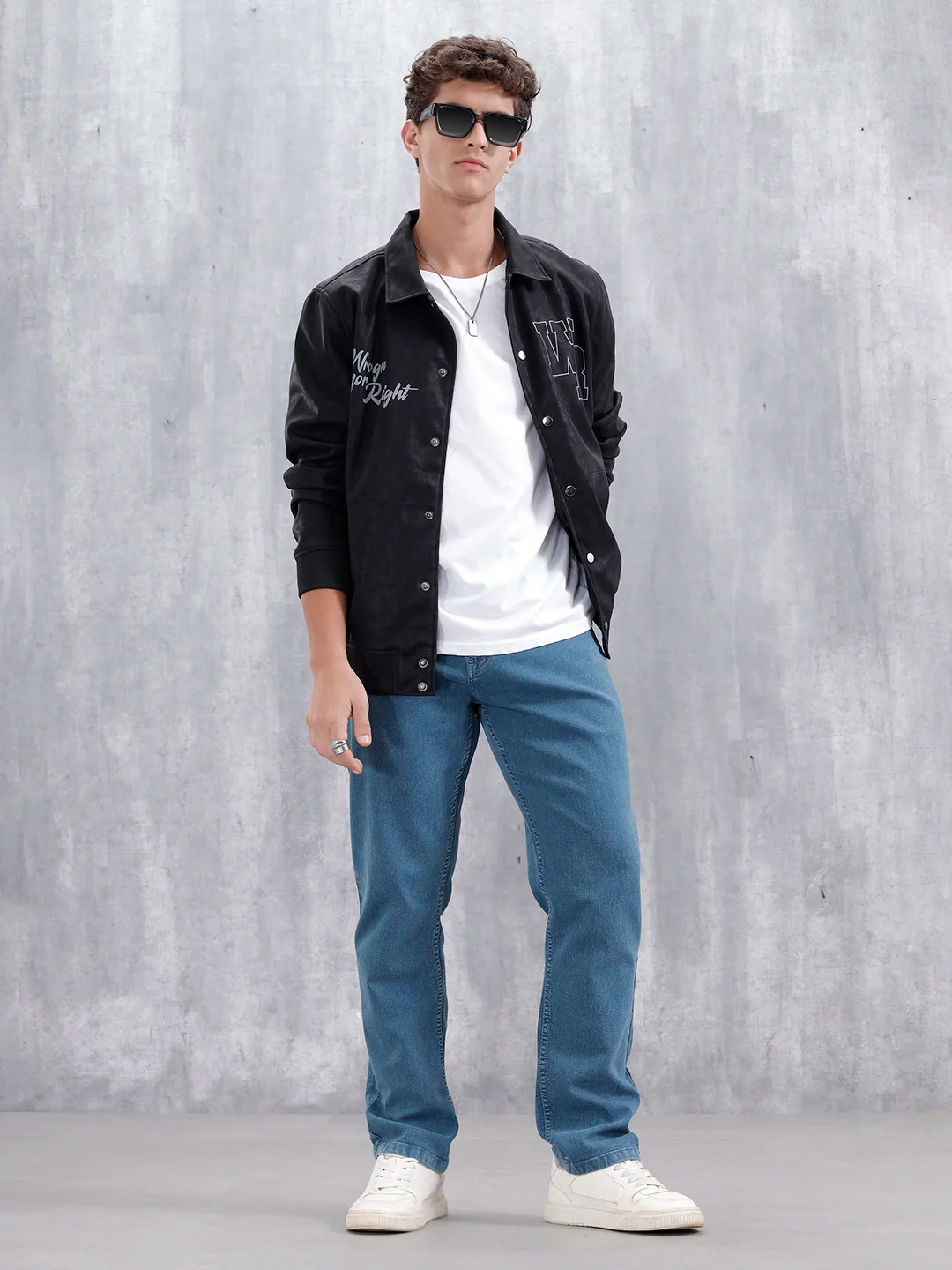 Men's Casual Jogger Fit Jeans | Teal - Image 2