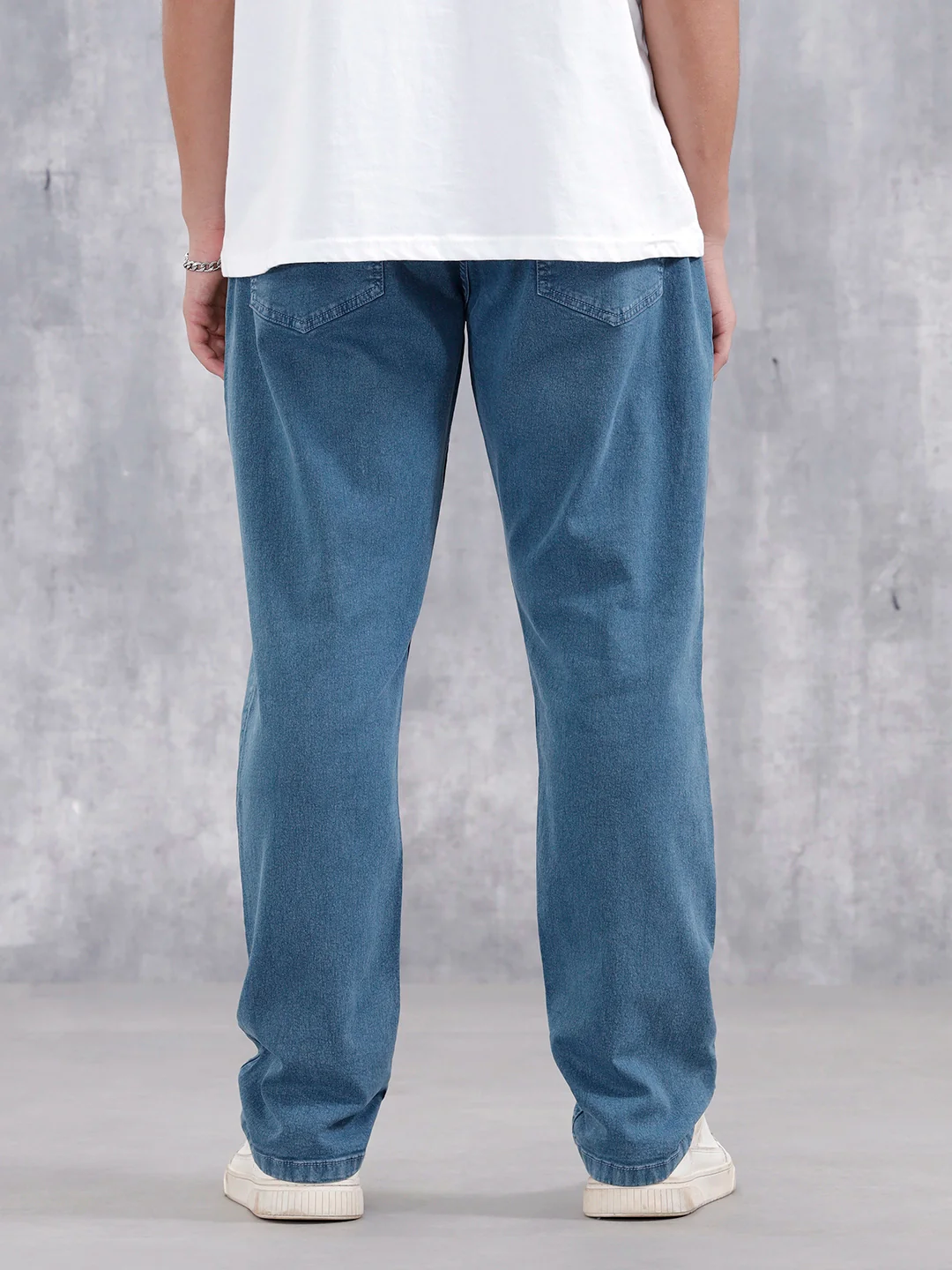 Men's Casual Jogger Fit Jeans | Teal - Image 3