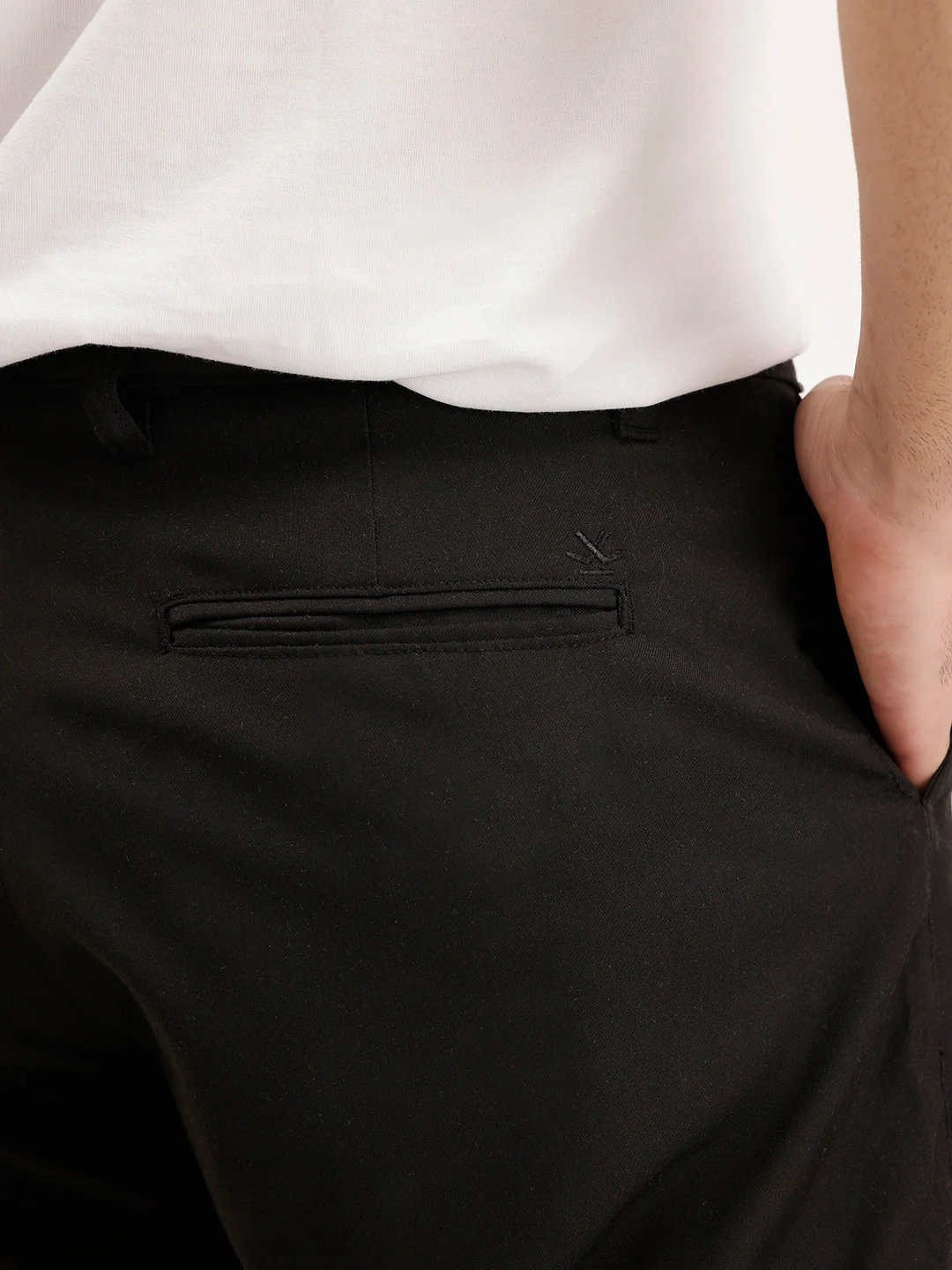 Men's Casual Loose Fit Cargo Trousers | Black - Image 6