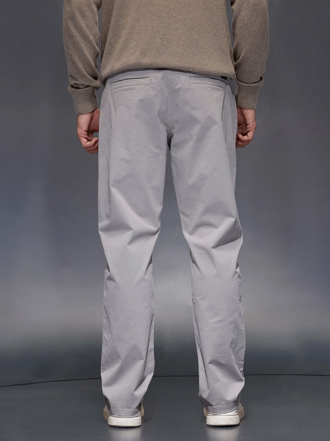Men's casual relax fit trouser | Grey - Image 3