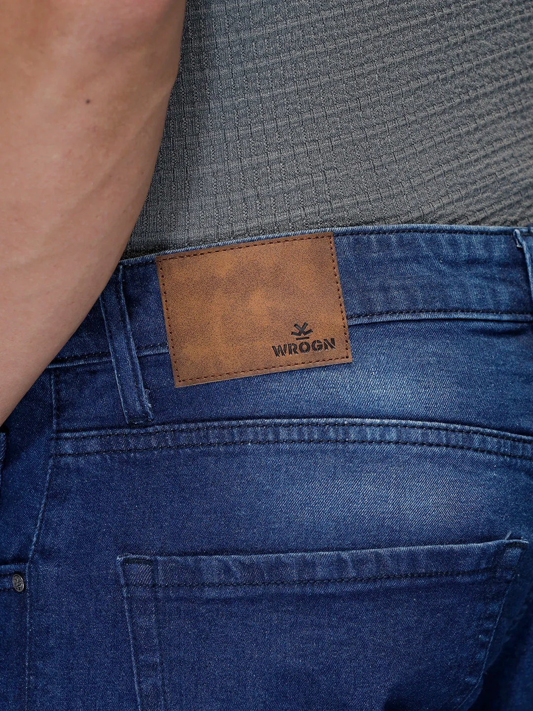 Men's Casual Relaxed Fit Jeans | Blue - Image 5