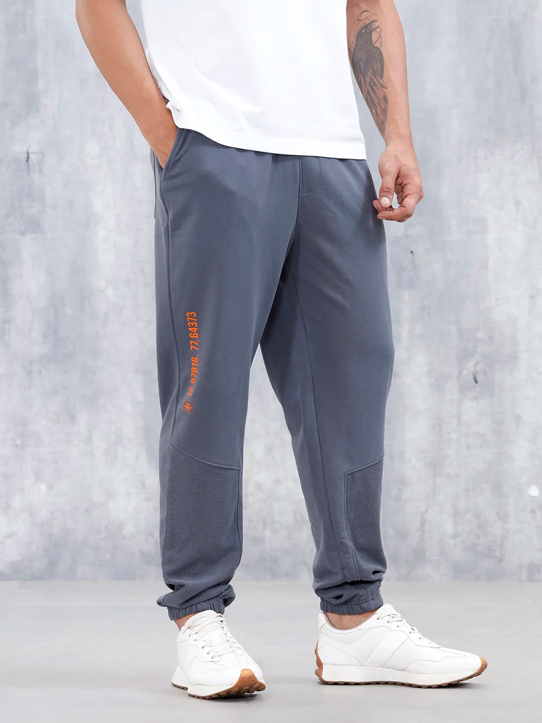 Men's Casual Relaxed Fit Knit Jogger | Dark Grey - Image 4