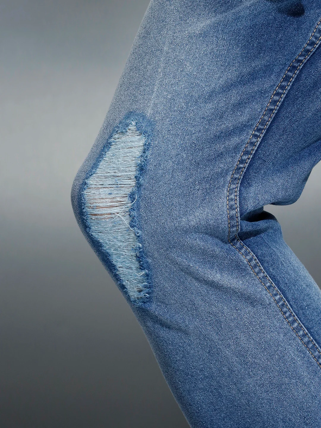 Men's casual slim fit jeans | Blue - Image 5