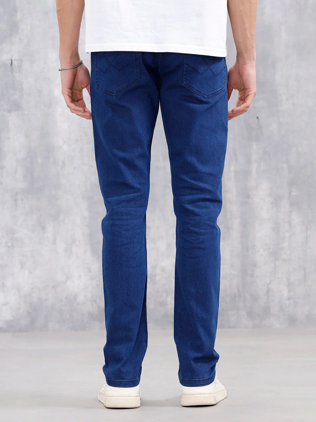 Men's Casual Slim Fit Jeans | Dark Stone - Image 3