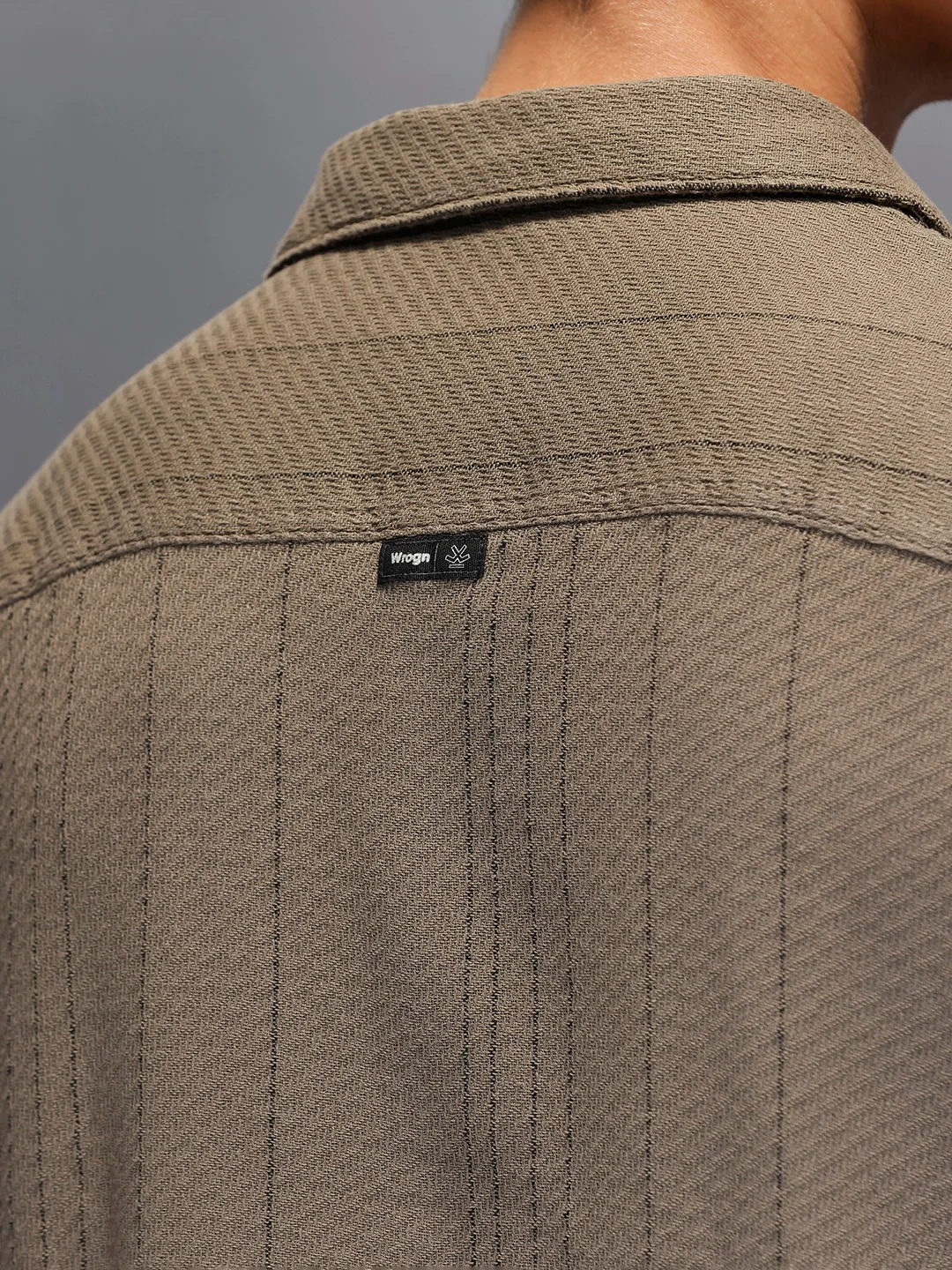 Men's Comfort Fit Casual Shirt  |  Grey - Image 5