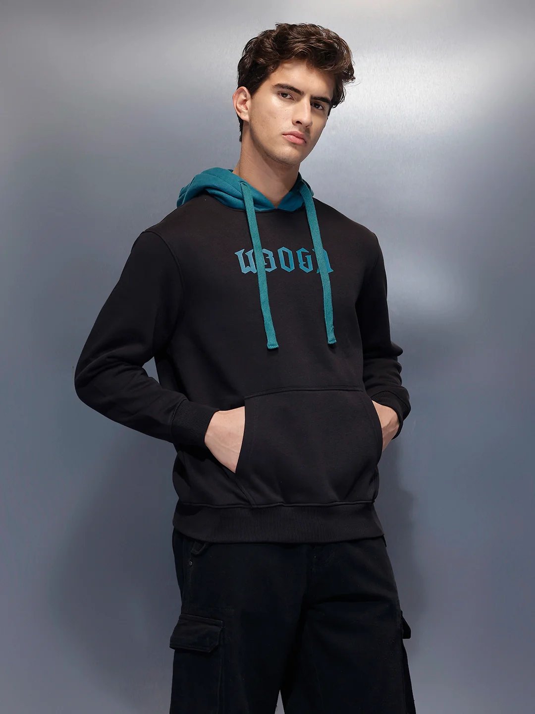 Men's Comfort Fit Hoodie   |  Black - Image 4