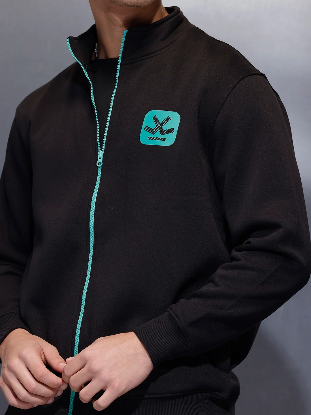 Men's Comfort Fit Sweatshirt   |  Black - Image 5