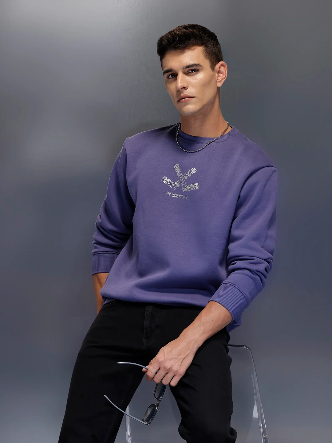 Men's comfort fit sweatshirt | Blue